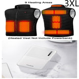 Power Bank Heating Vest Mobile Power Bank: 10,000mAh Power