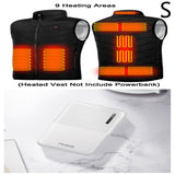 Power Bank Heating Vest Mobile Power Bank: 10,000mAh Power