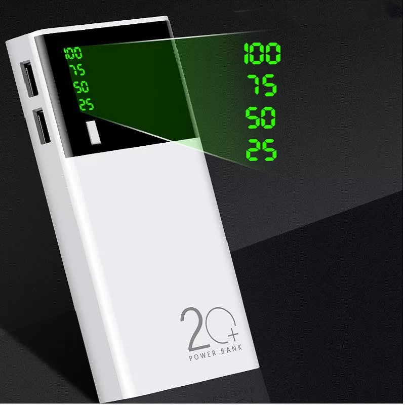 New 20000Mah Power Bank Black Rice Power Bank Customized