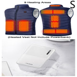 Power Bank Heating Vest Mobile Power Bank: 10,000mAh Power